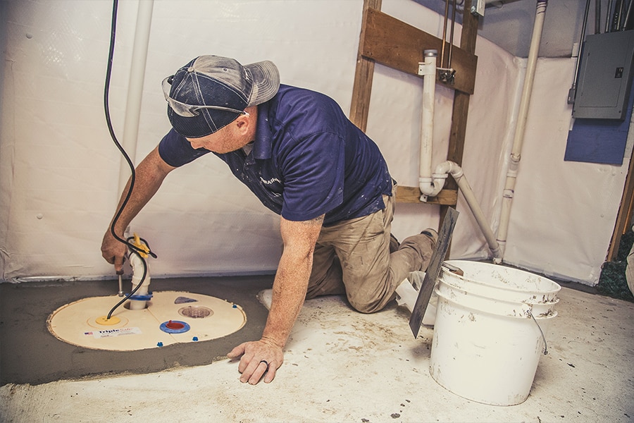 Waterproofing basement